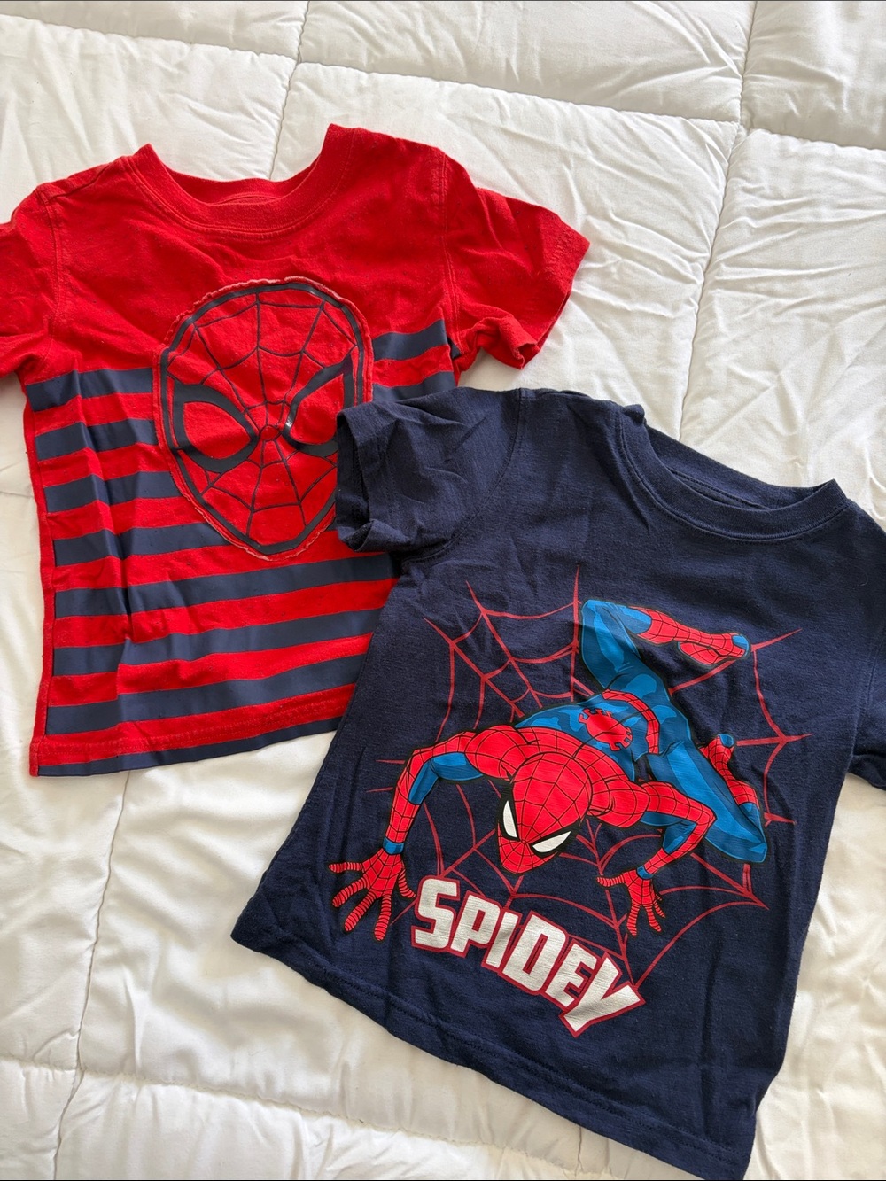 Marvel Kids Spider-Man Tee Set in Red & Navy